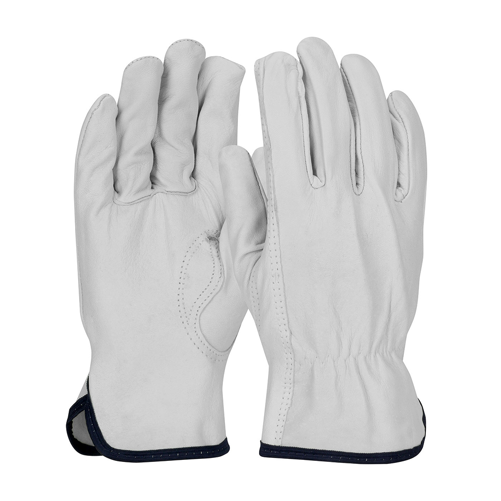 Industry Grade Top Grain Goatskin Driver - Leather Gloves